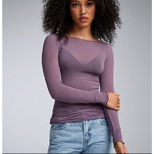 Twik Boat Neck Cashmere-touch Top